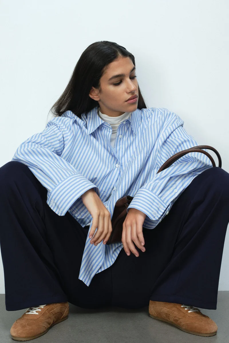 H&M Oversized poplin shirt